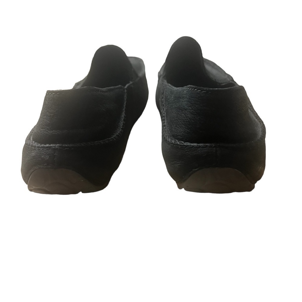 UGG Men's Driving Loafer in Classic Black Leather Size 12 - Picture 7 of 11